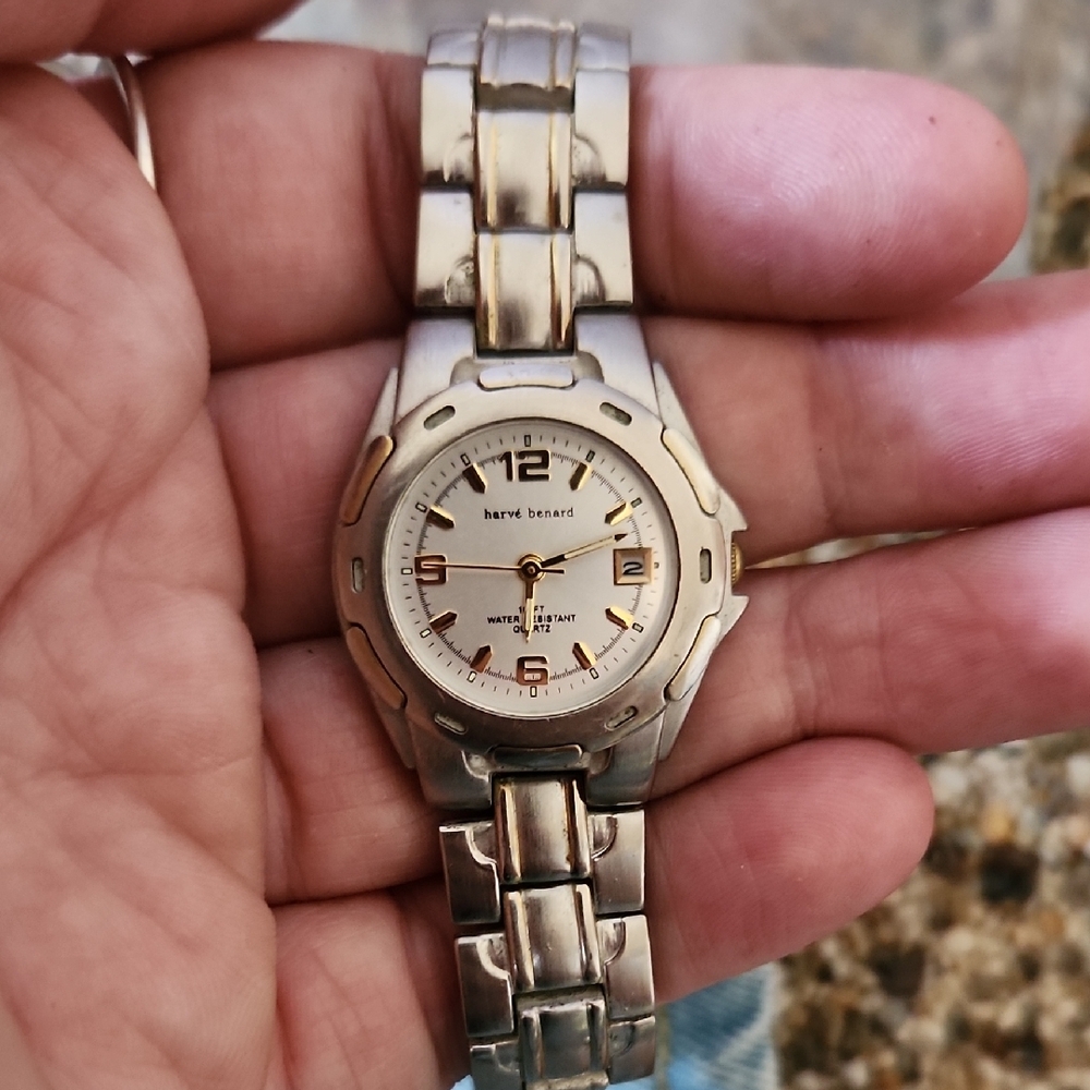 Harve Benard Silver and Gold Women's Watch